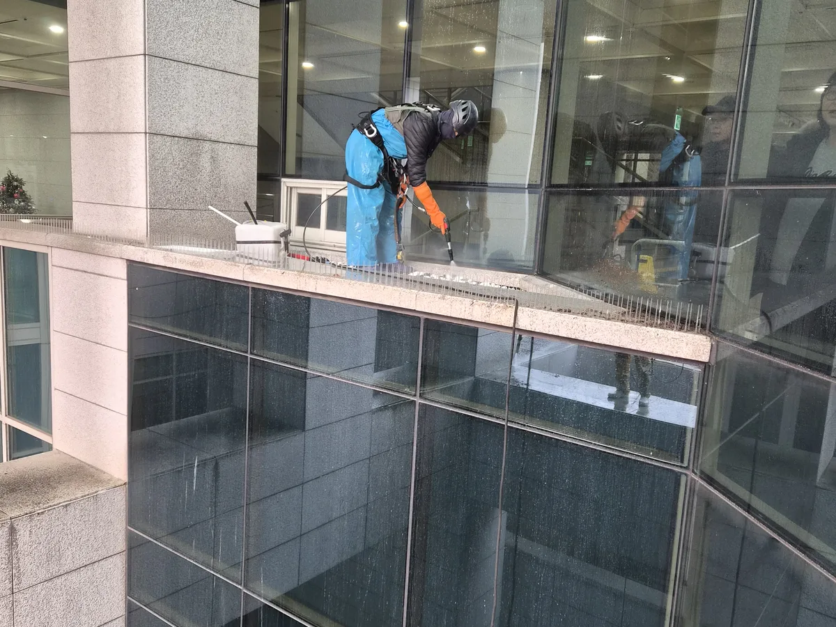 함안군 가야읍 건물 복도·대기 동선 야간 위생청소 사례 - 행진크린